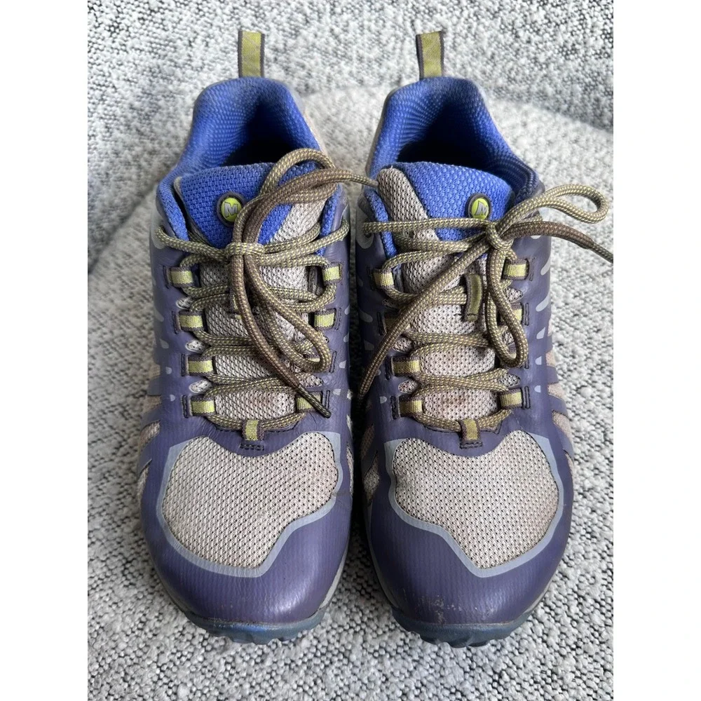 Merrell Siren Edge Q2 Purple Grey Hiking Shoes Womens 8 J41324